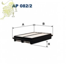 AP082/2 FILTRON Фильтр воздушный (B20004PR/SFFV2549)